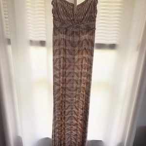 Guess strapless maxi dress